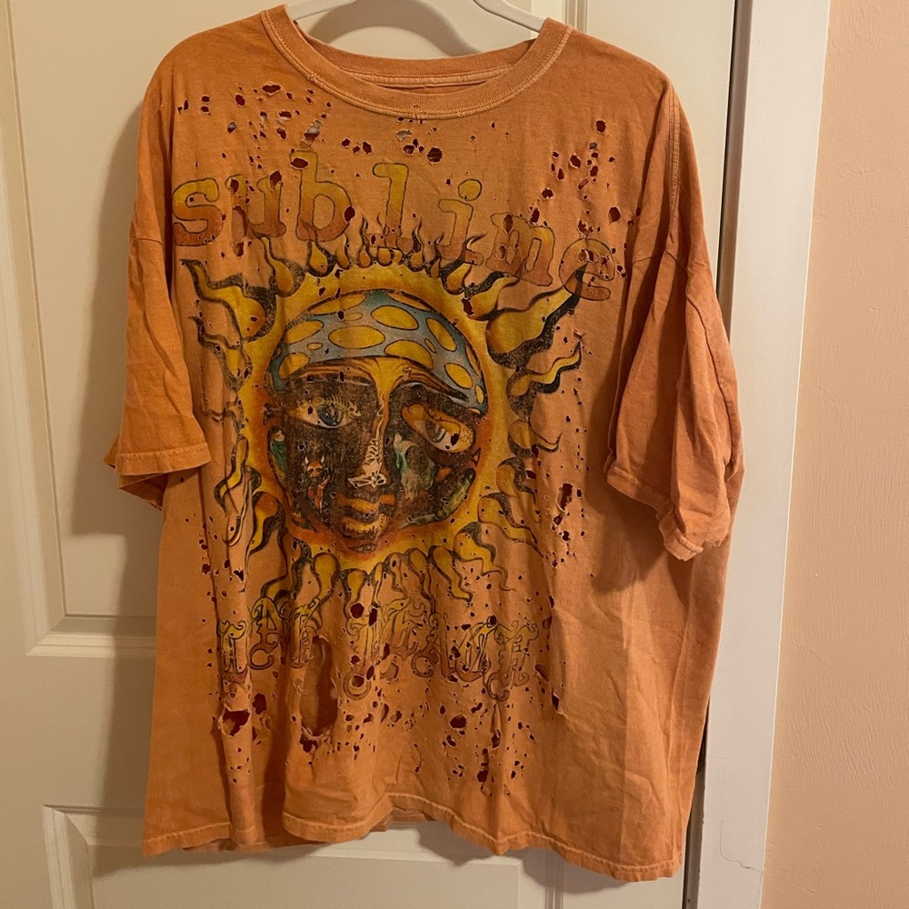 urban oversized cut out shirt